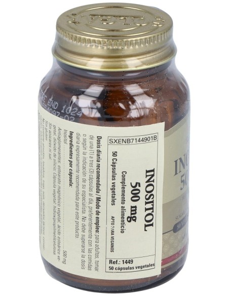 Solgar Inositol 500Mg 50Vcaps