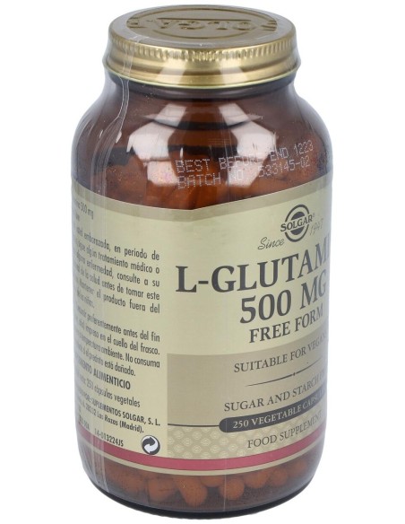 Solgar L-Glutamina 500Mg 250Vcaps