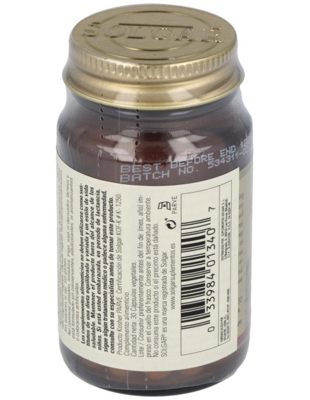 Solgar L-Glutation 50 Mg 30 Vegicaps