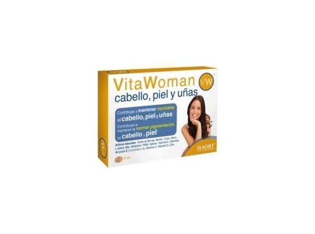 Eladiet Vita Woman Cabello Piel Y Uñas 30Comp