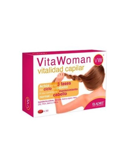 Eladiet Vita Woman Vitalidad Capilar 60Comp