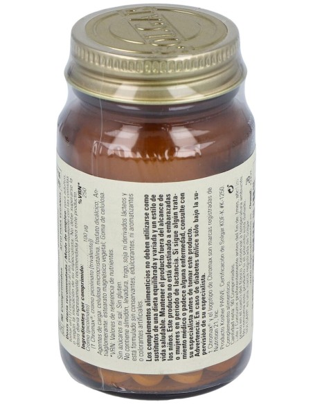 Gtf Cromo Picolinato Sin Lev.100Mcg.(Ref.1365) 90C