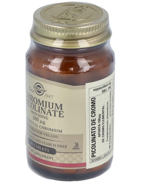 Gtf Cromo Picolinato Sin Lev.100Mcg.(Ref.1365) 90C