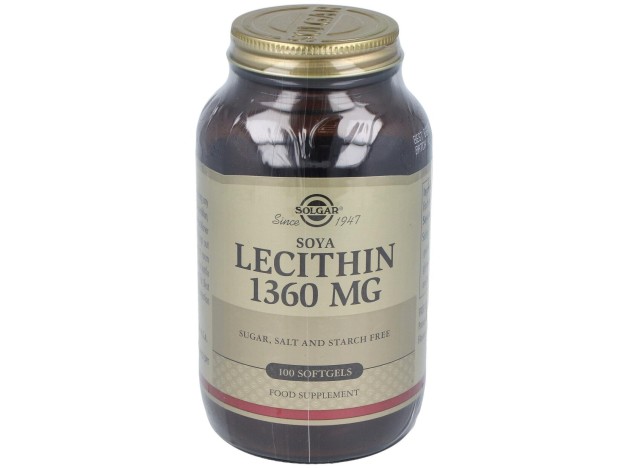 Solgar Lecitina De Soja 1360Mg 100 Perlas