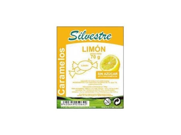 Caramelos De Limon Sin Azucar 70Gr.