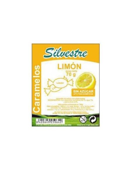 Caramelos De Limon Sin Azucar 70Gr.