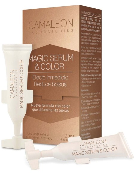 Camaleon Magic Sérum %26 Color Reduce Bolsas Beige 2Uds