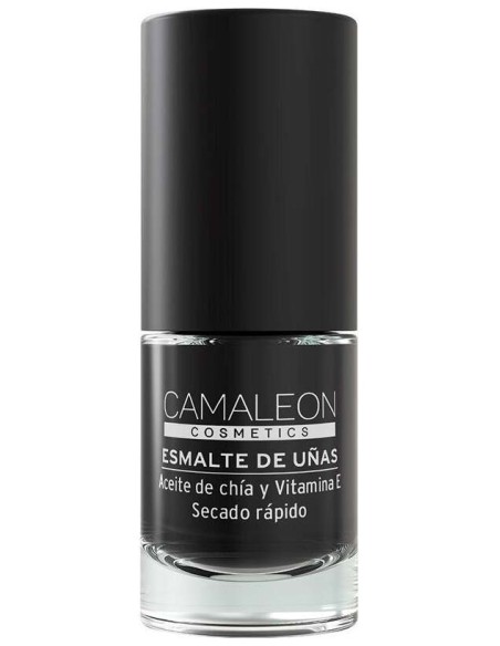 Camaleon Esmalte De Uñas Color Negro 6Ml