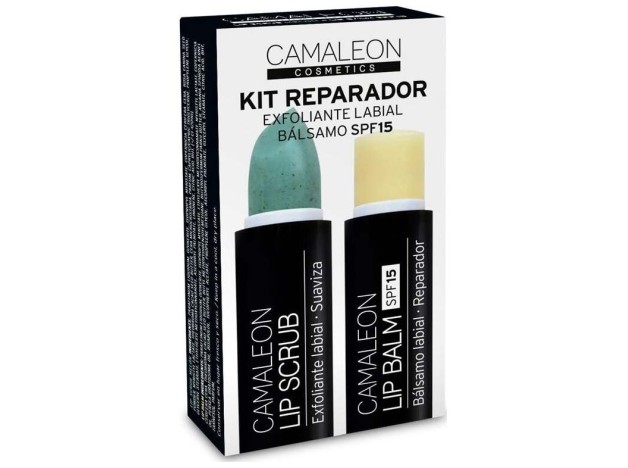 Camaleon Kit Bálsamo + Exfoliante Labial Melón 4G