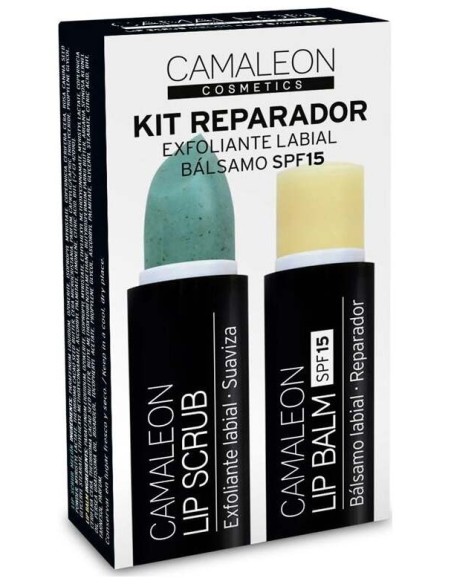 Camaleon Kit Bálsamo + Exfoliante Labial Melón 4G