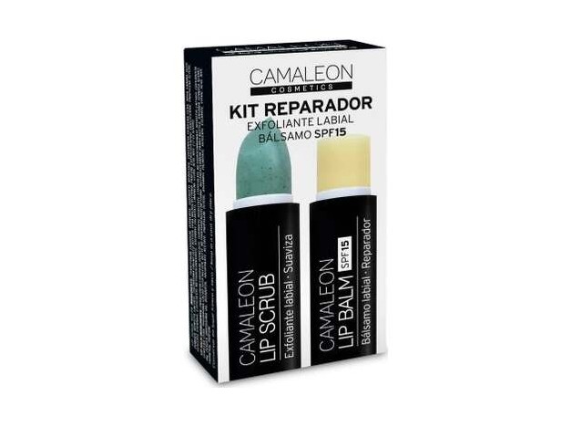 Camaleon Kit Bálsamo + Exfoliante Labial Melón 4G