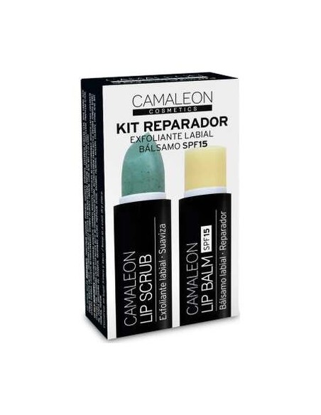 Camaleon Kit Bálsamo + Exfoliante Labial Melón 4G