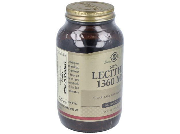 Solgar Lecitina De Soja 1360Mg 100 Perlas