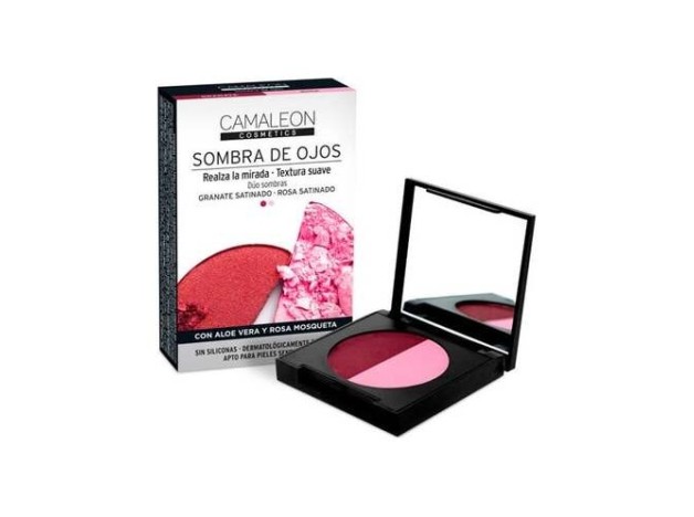 Camaleon Cosmetics Sombra De Ojos Granate +...
