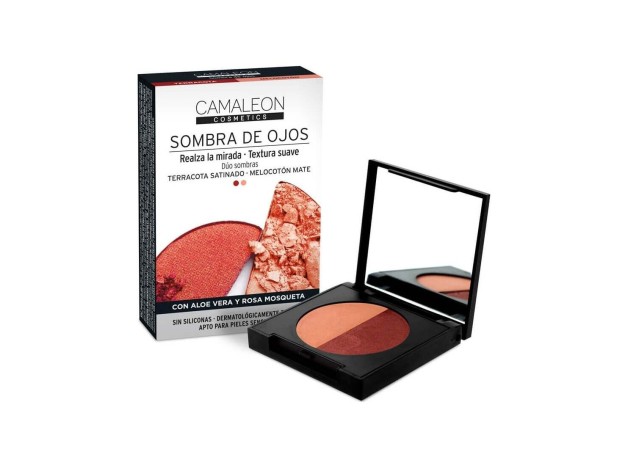 Camaleon Sombras De Ojos Terracota Y Melocotón...