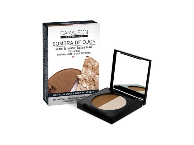 Camaleon Cosmetics Sombra De Ojos Marrón +...