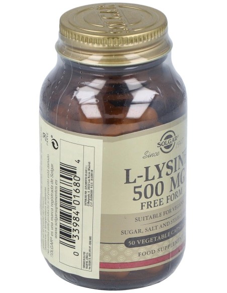 L-Lisina 500Mg. 50Vegicaps