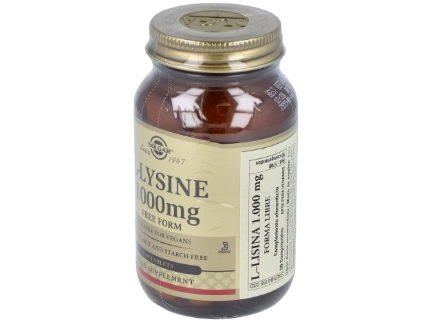 L-Lisina 1000 Μg 50 Comprimidos