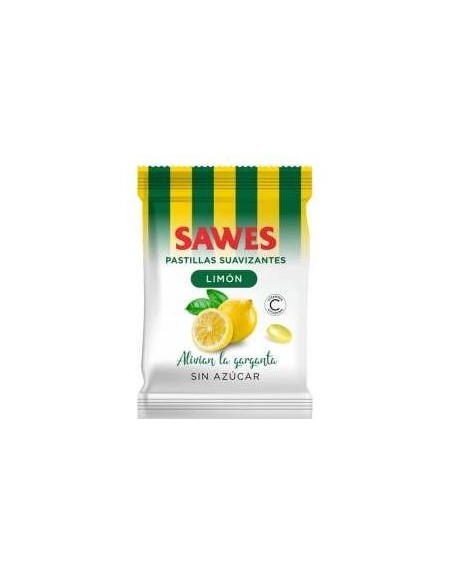 Sawes Caramelos Balsámicos Sin Azúcar Sabor Limón Con Vitamina C En Blister 22G