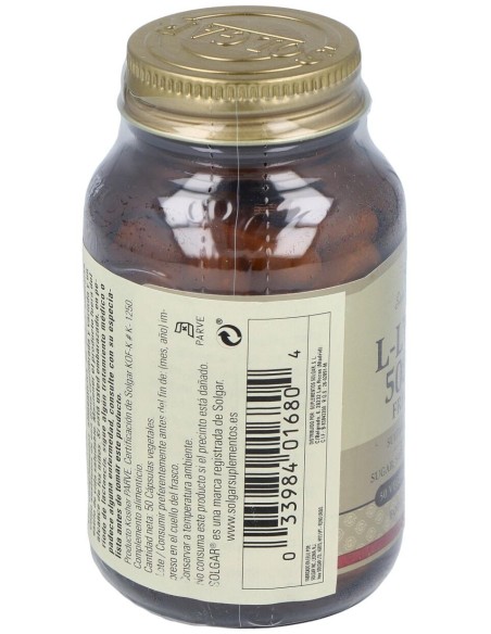 L-Lisina 500Mg. 50Vegicaps