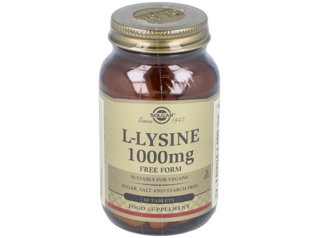 L-Lisina 1000 Μg 50 Comprimidos