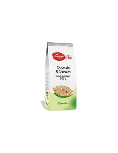 Granero Alimentacion Copos 5 Cereales Bio 500G