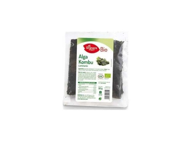 Granero Alimentacion Algas Kombu Bio 50 G