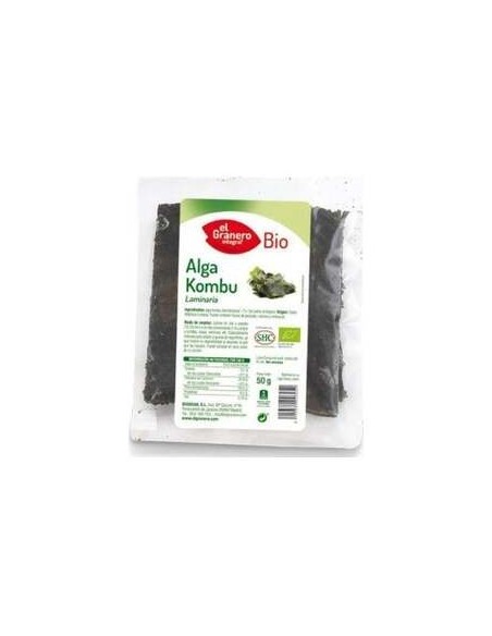 Granero Alimentacion Algas Kombu Bio 50 G