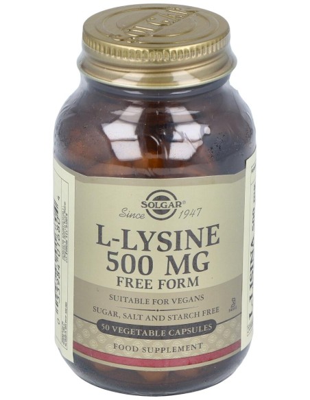 L-Lisina 500Mg. 50Vegicaps