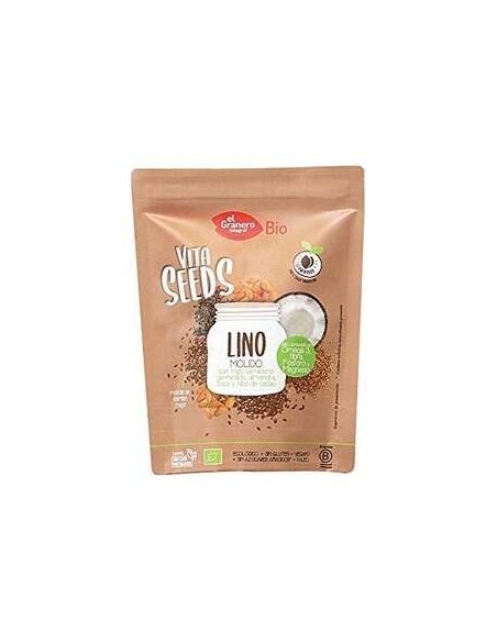 El Ganero Integal Lino Molido Trigo Sarrac Cacao 200 G