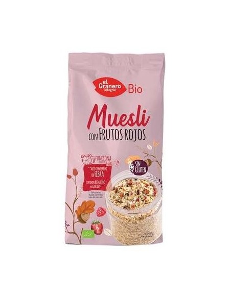 El Granero Integral Muesli Frutos Rojos Sin Gluten 375G