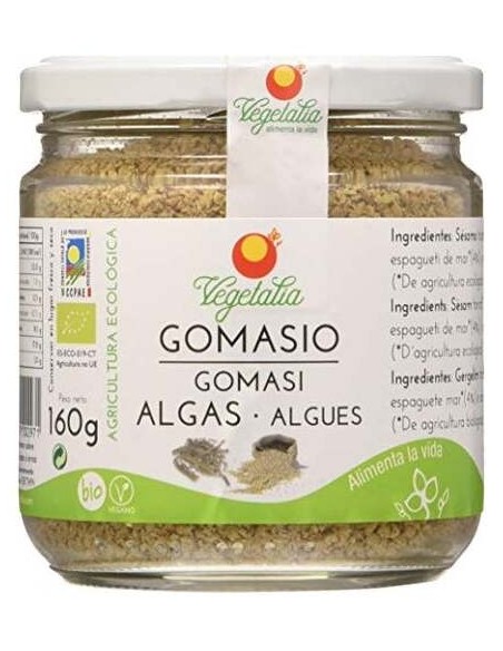 Vegetalia Gomasio Algas Bote Bio 160G