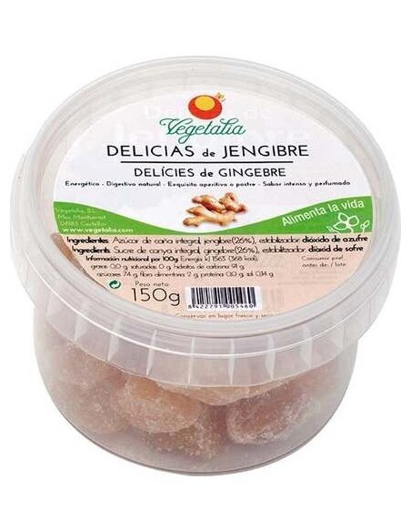 Delicias De Jengibre Caramelos De Goma 150Gr.