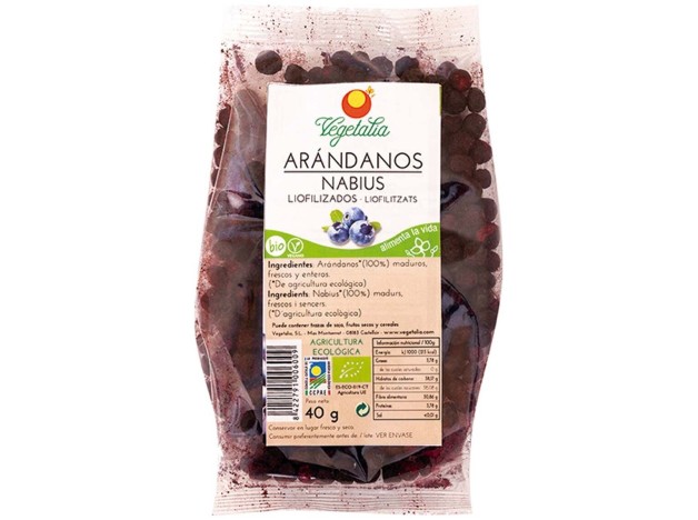 Vegetalia Arandano Nego Liofilizad Bio 40G