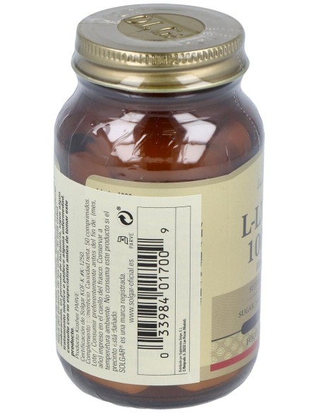 L-Lisina 1000 Μg 50 Comprimidos