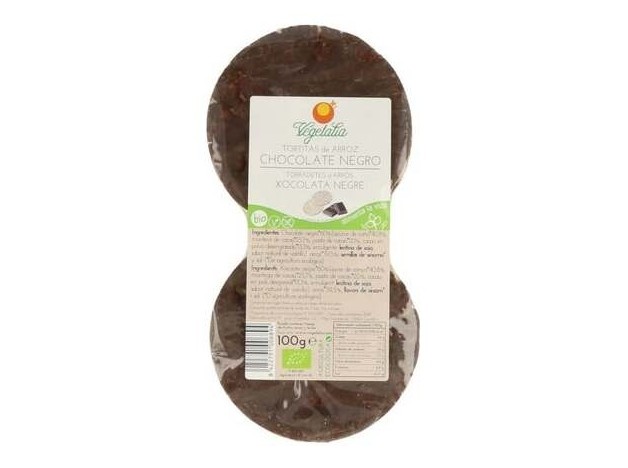 Vegetalia Tortitas De Arroz Con Chocolate Negro...