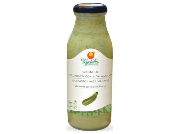 Crema De Calabacin Con Alga Wakame 500Ml. Bio