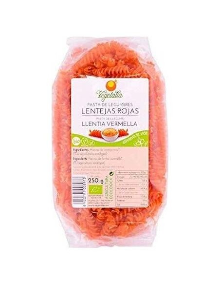 Vegetalia Espirales Lentejas Rojas Bio 250G