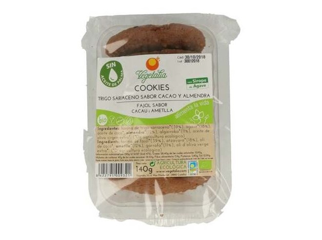 Galletas Trigo Sarraceno Cacao Y Almendra 140G Bio