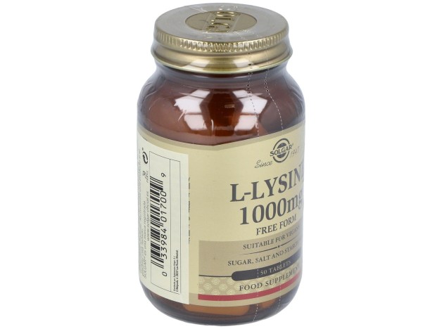 L-Lisina 1000 Μg 50 Comprimidos