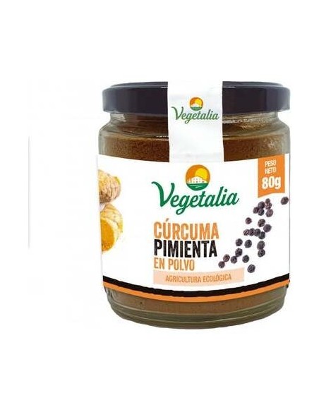 Vegetalia Cúrcuma Y Pimienta Negra Bio 80G