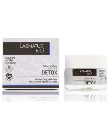 Labnatur Bio Crema Facial Detox Aguacate Jojoba Ginseng 50Ml