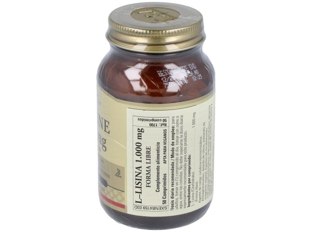 L-Lisina 1000 Μg 50 Comprimidos