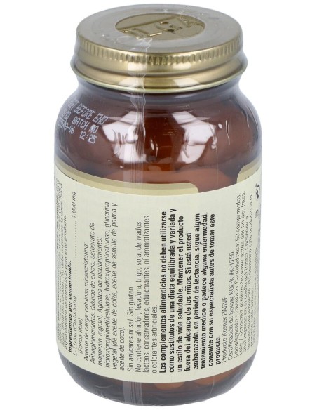 L-Lisina 1000 Μg 50 Comprimidos