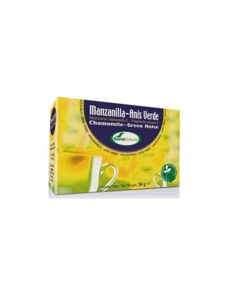 Soria Natural Manzanilla Con Anís Infusión 20 Filtros
