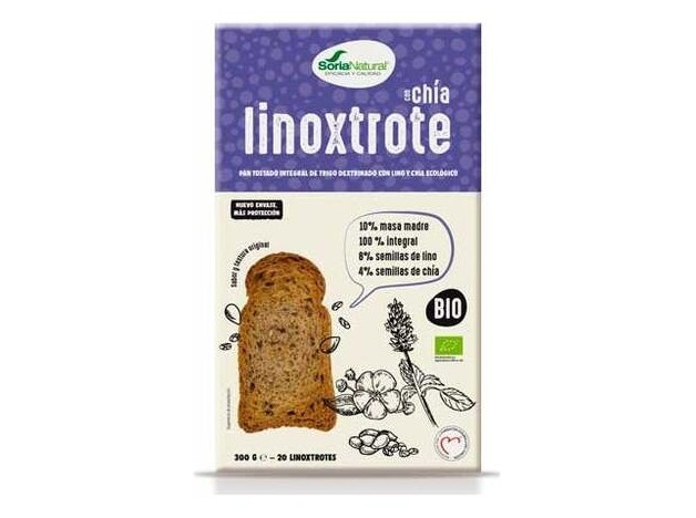 Biscote Linoxtrote Integral Con Lino-Chia 300G Bio