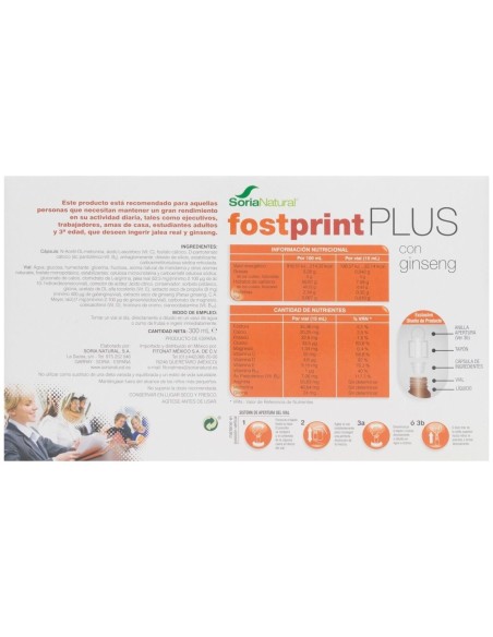 Fost Print Plus Mandarina 20Viales Nueva Formula