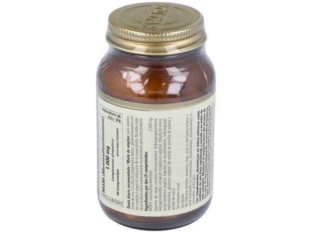 Solgar Msm Metilsulfonilmetano 1000Mg 60Comp