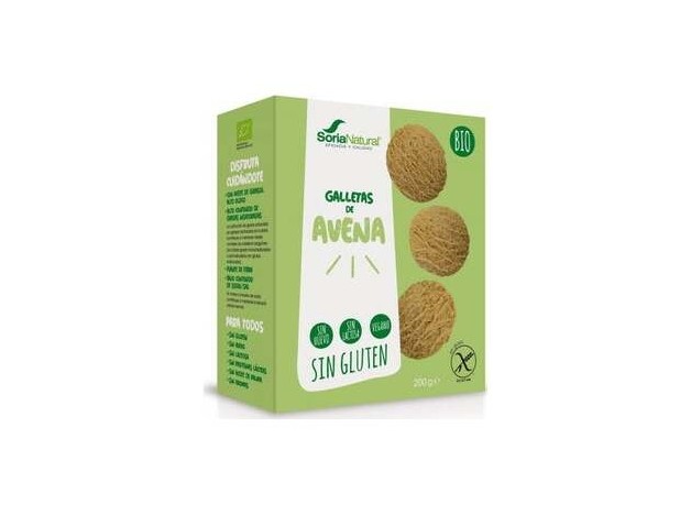 Soria Natural Galletas Avena Sin Gluten Bio 200G