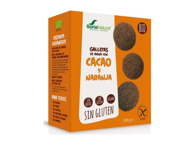 Soria Natural Galletas De Avena Con Cacao...